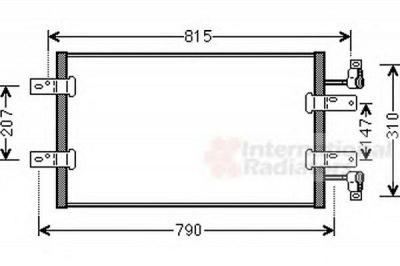 VAN WEZEL 43005451 -  Конденсатор, кондиционер